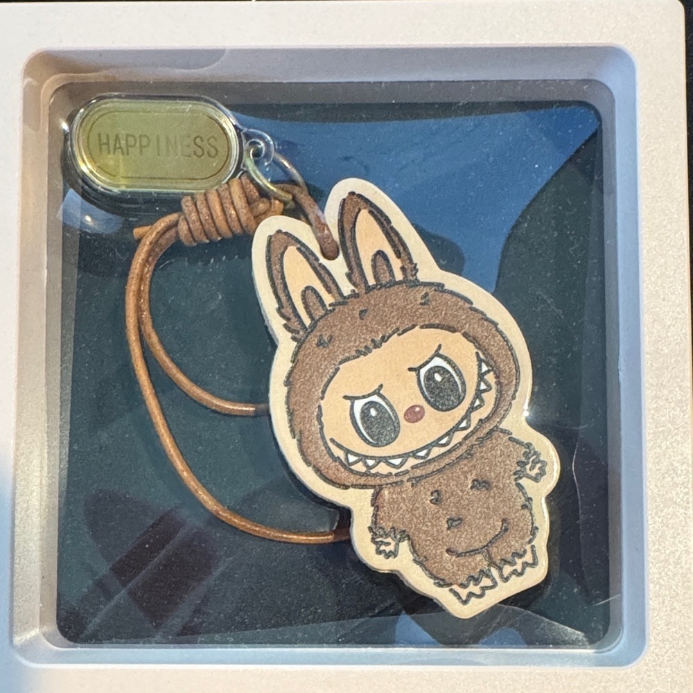 Cute Labubu Keychain with Happiness Tag - Picture 1 of 2